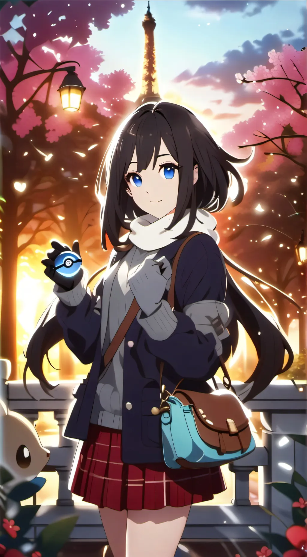 ai character: Luna background
