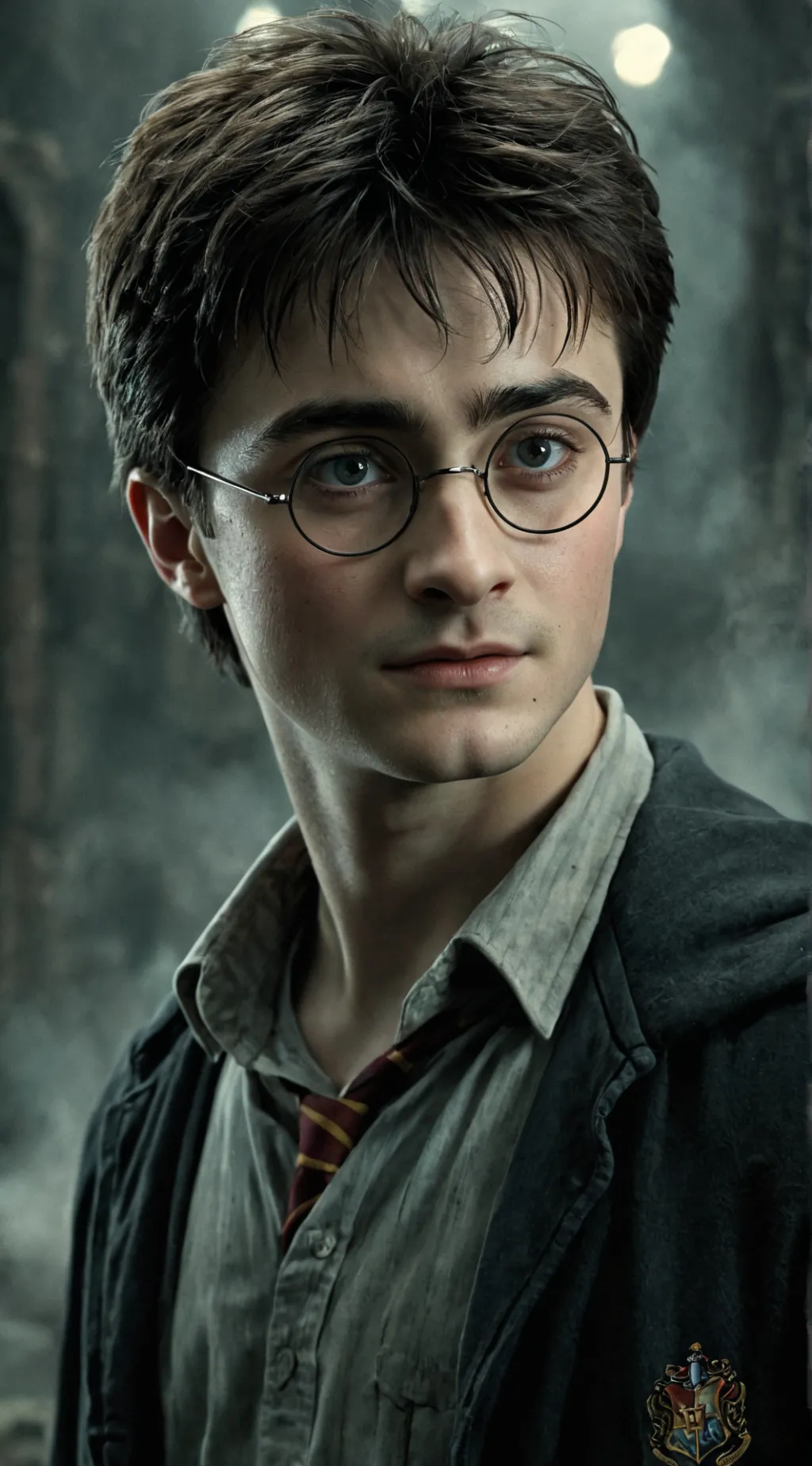 ai character: Harry Potter  background