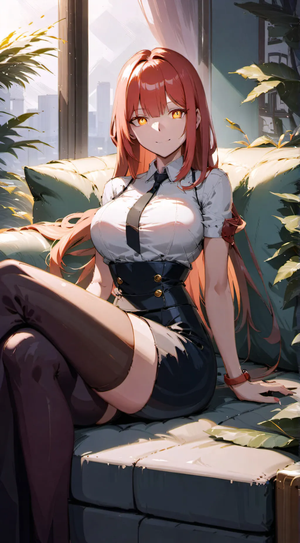 ai character: Makima! background