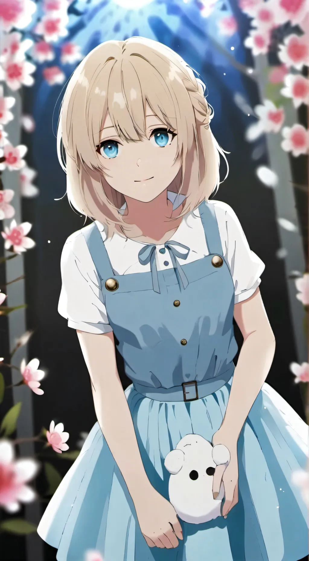ai character: Ashley  background