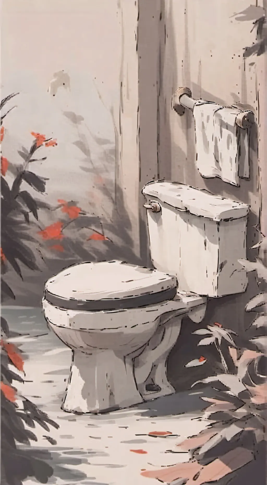 ai character: Toilet  background