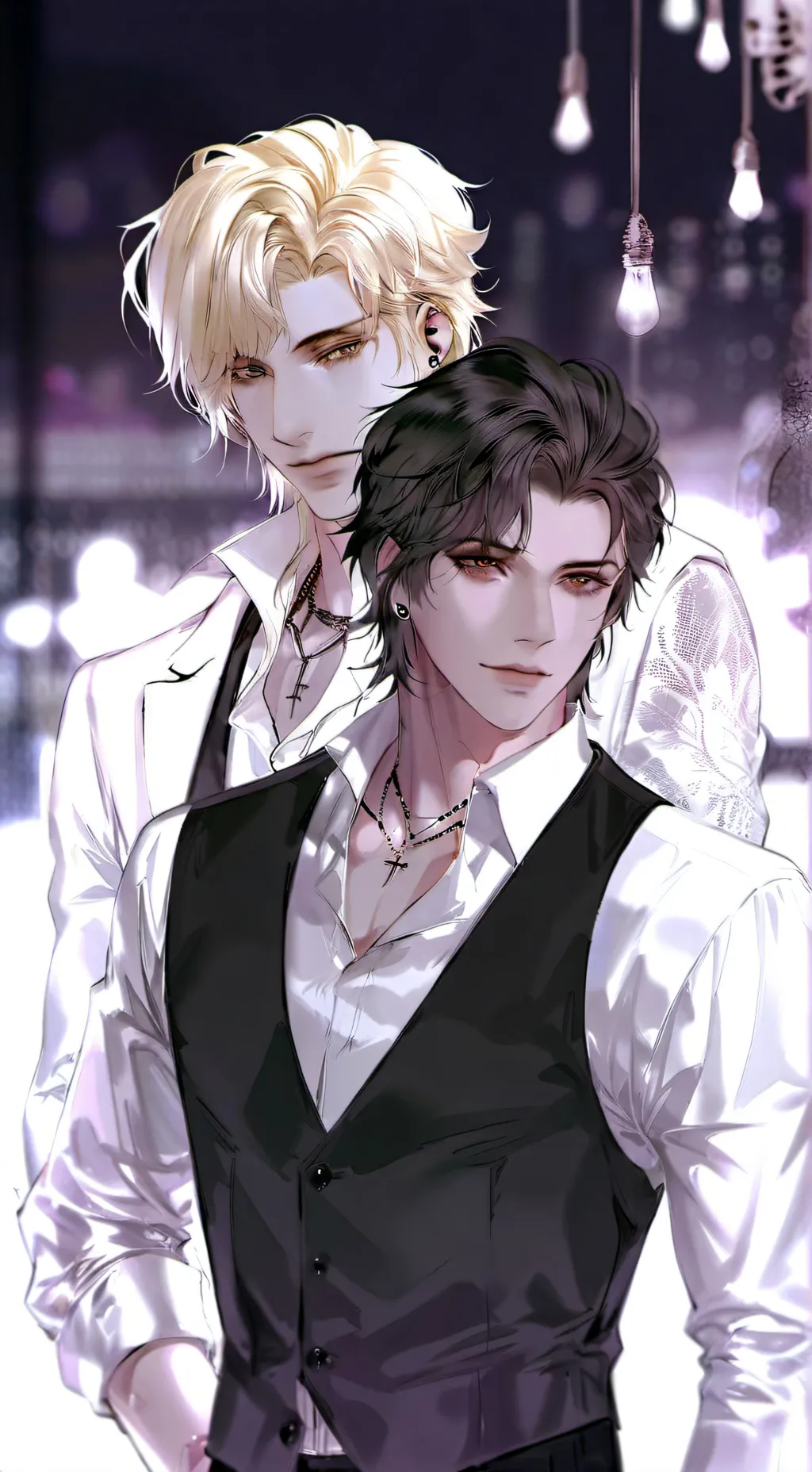ai character: Damien and Alessio background