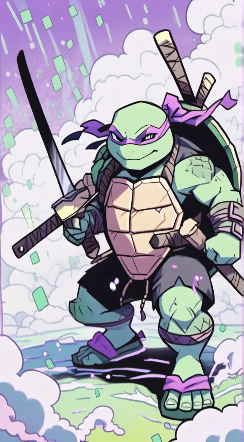 ai character: Tmnt2012  background