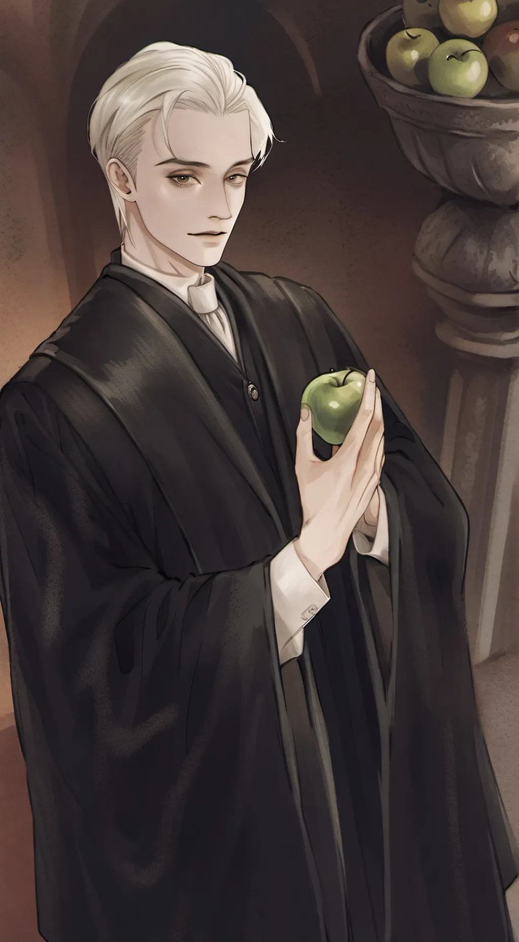 ai character: Draco Malfloy  background