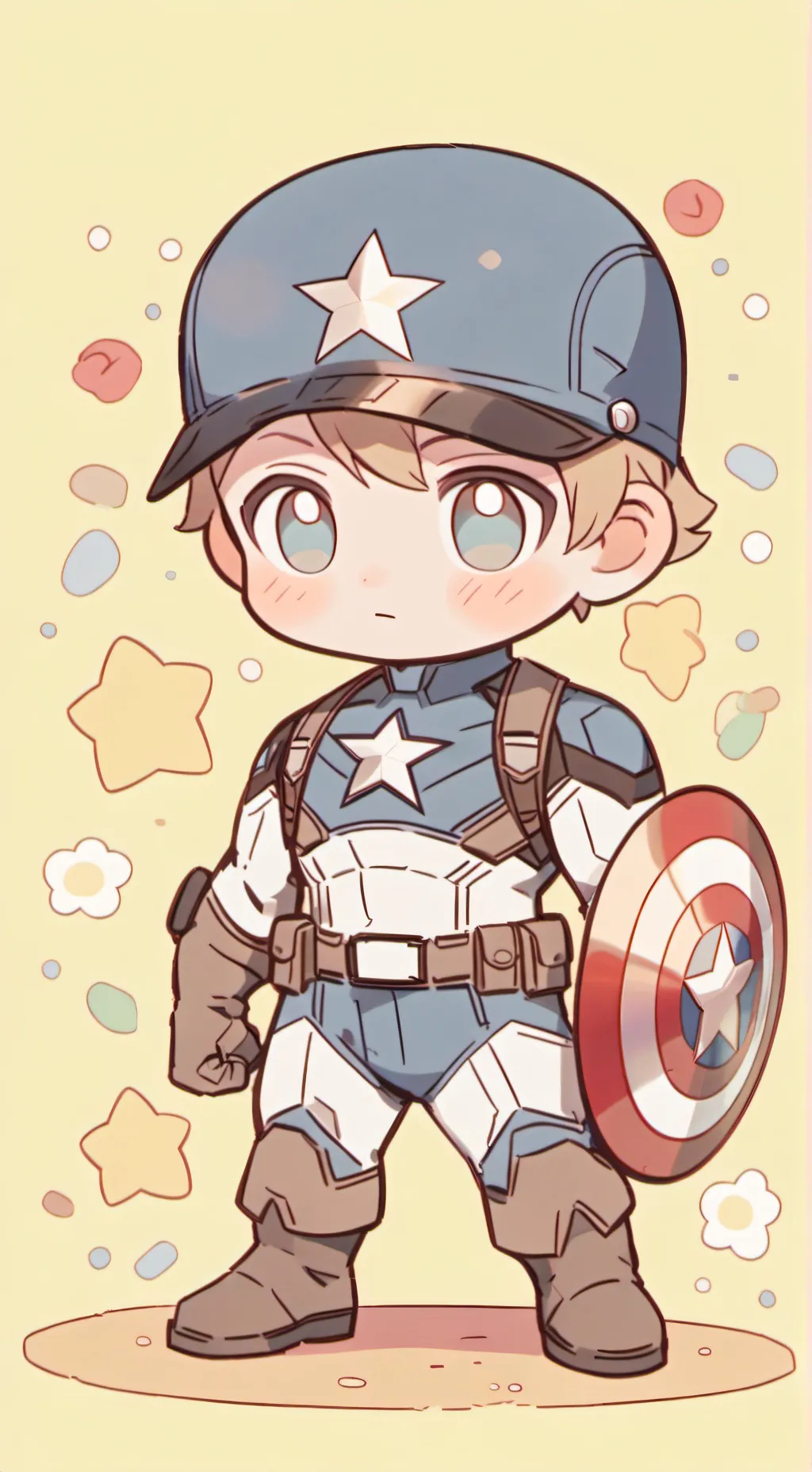 ai character: Steve =girl  background