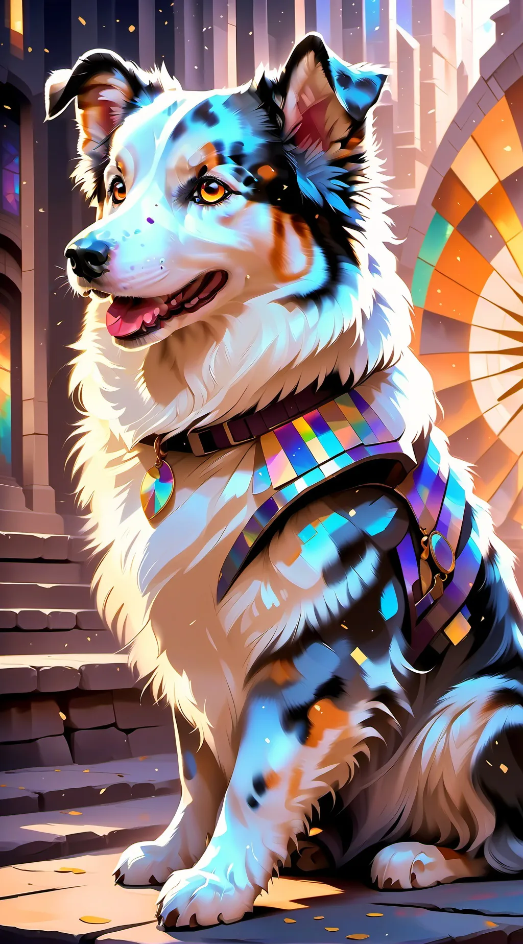 ai character: Galaxy background