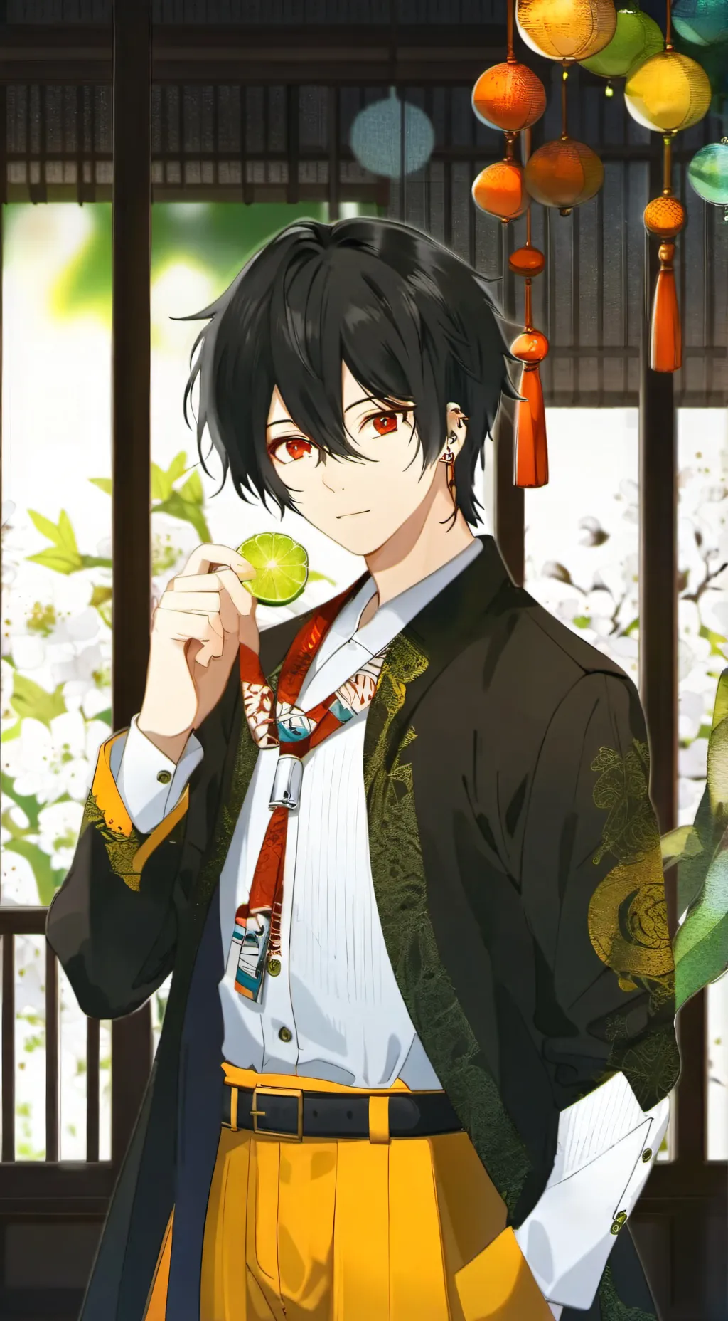 ai character: iruma kun background