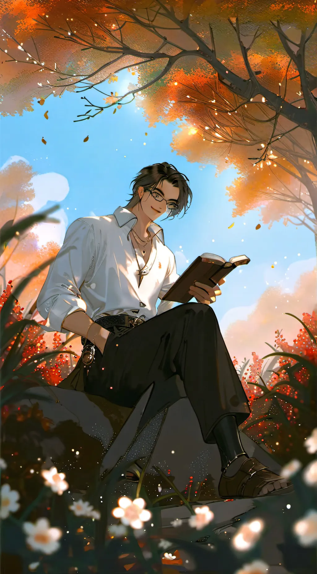 ai character: Oliver background