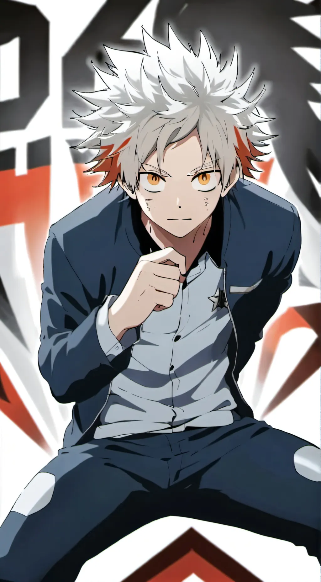 ai character: Bakugo  background