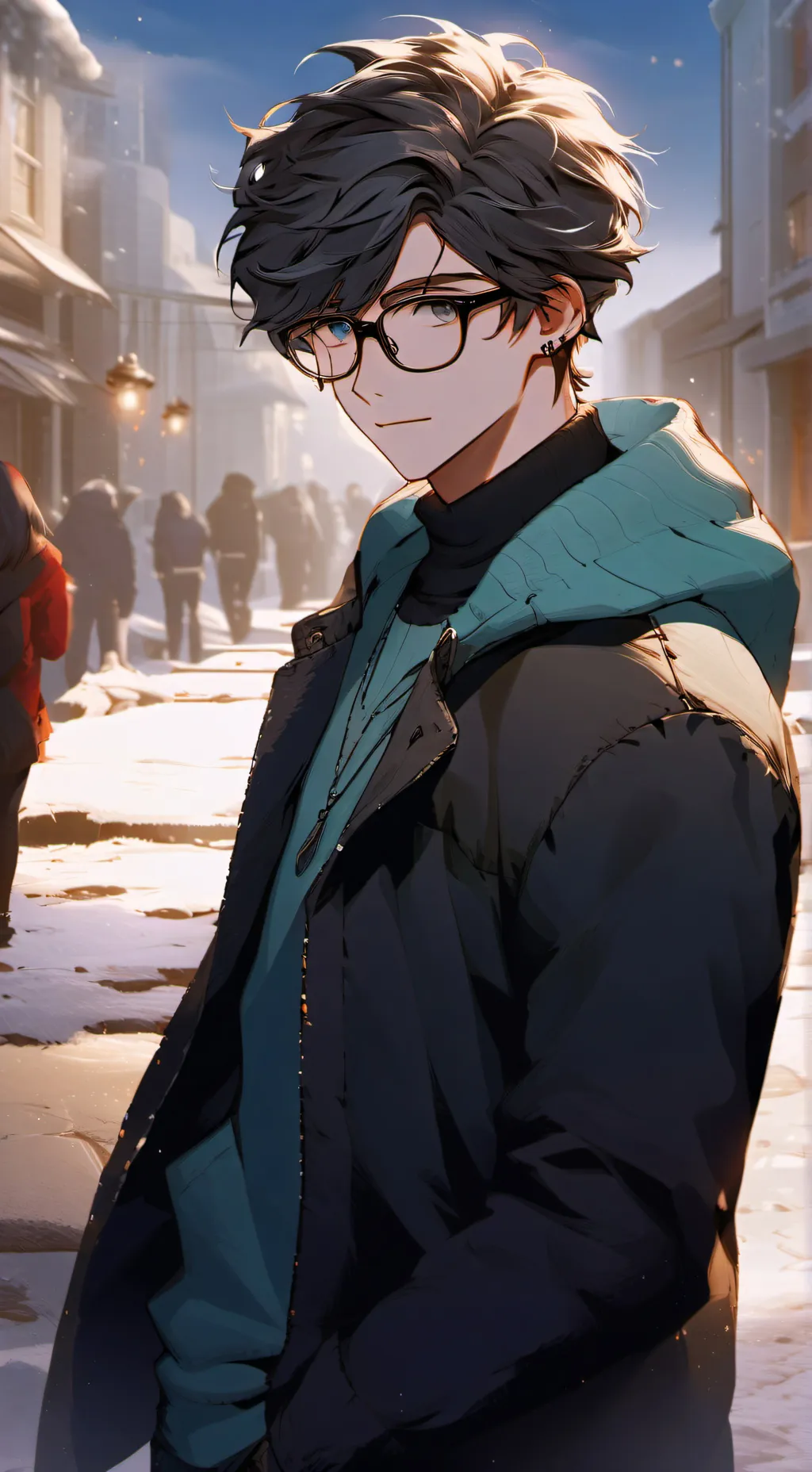 ai character: ★ Connor ☆ Blake ★ background