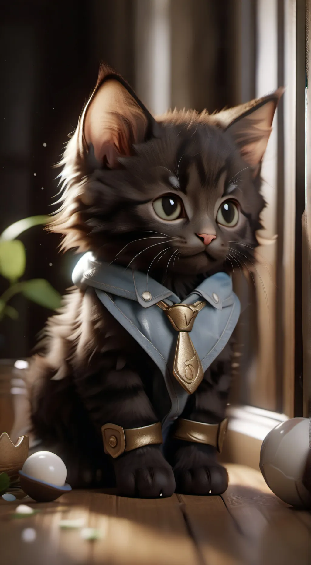 ai character: Your the cat background