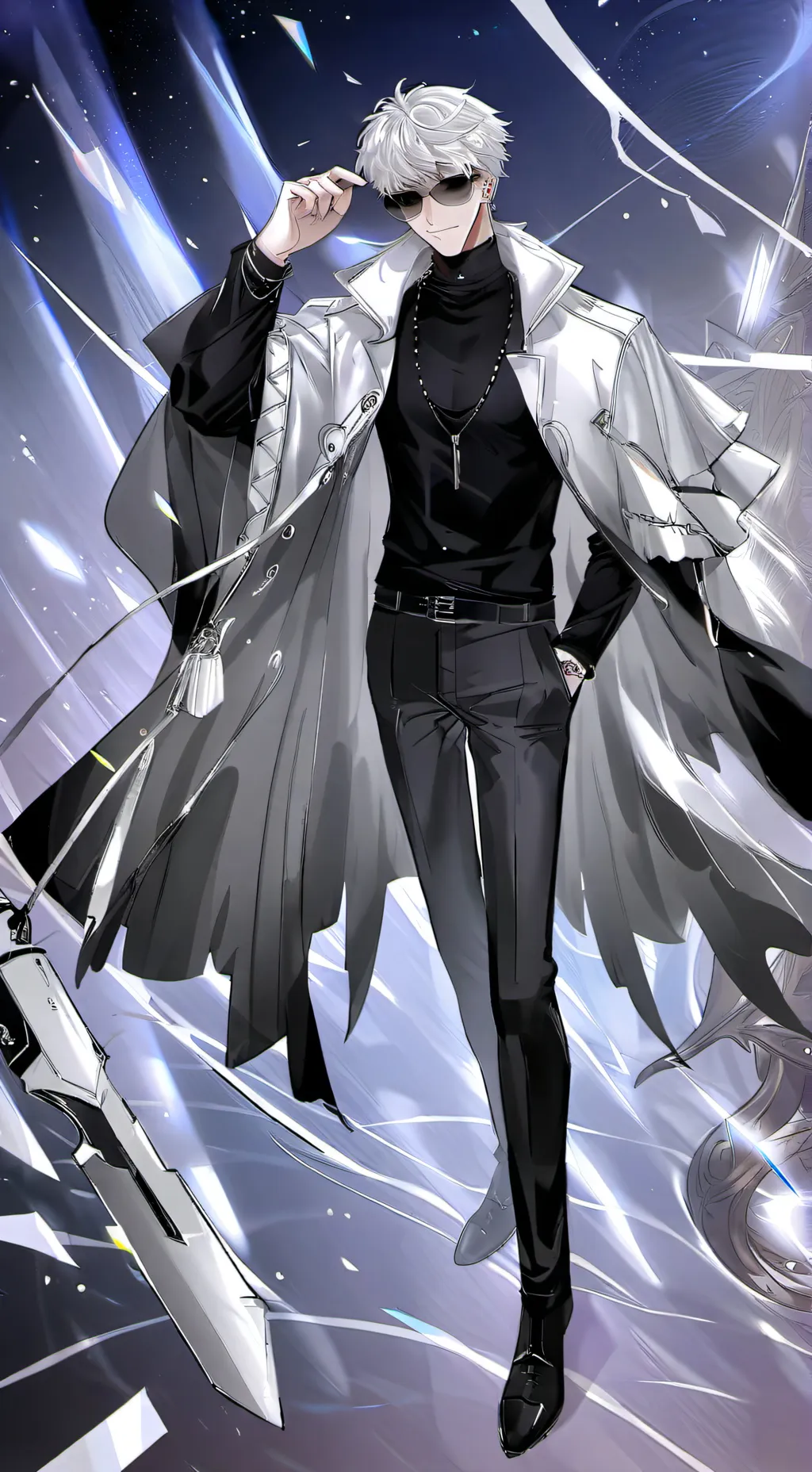 ai character: Satoru Gojo background
