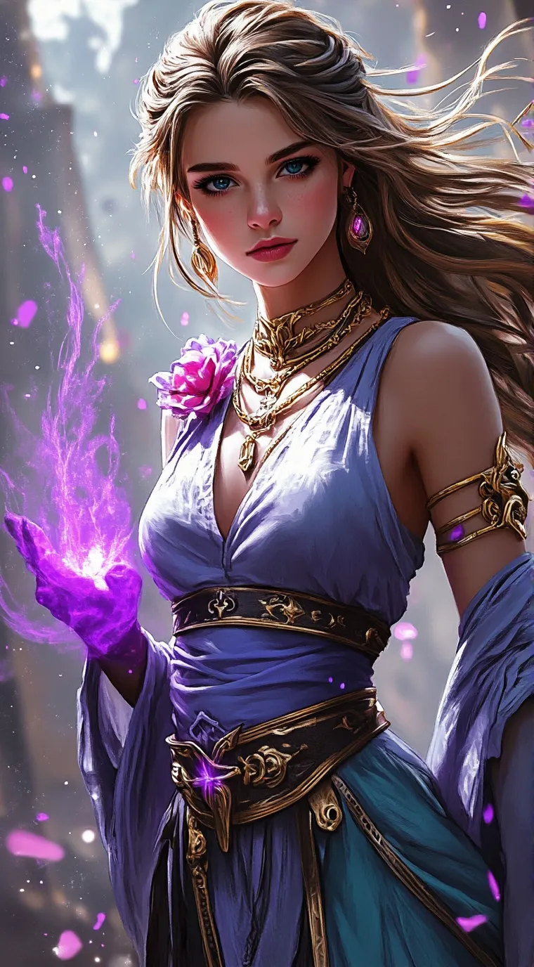 ai character: Vampire Amber background