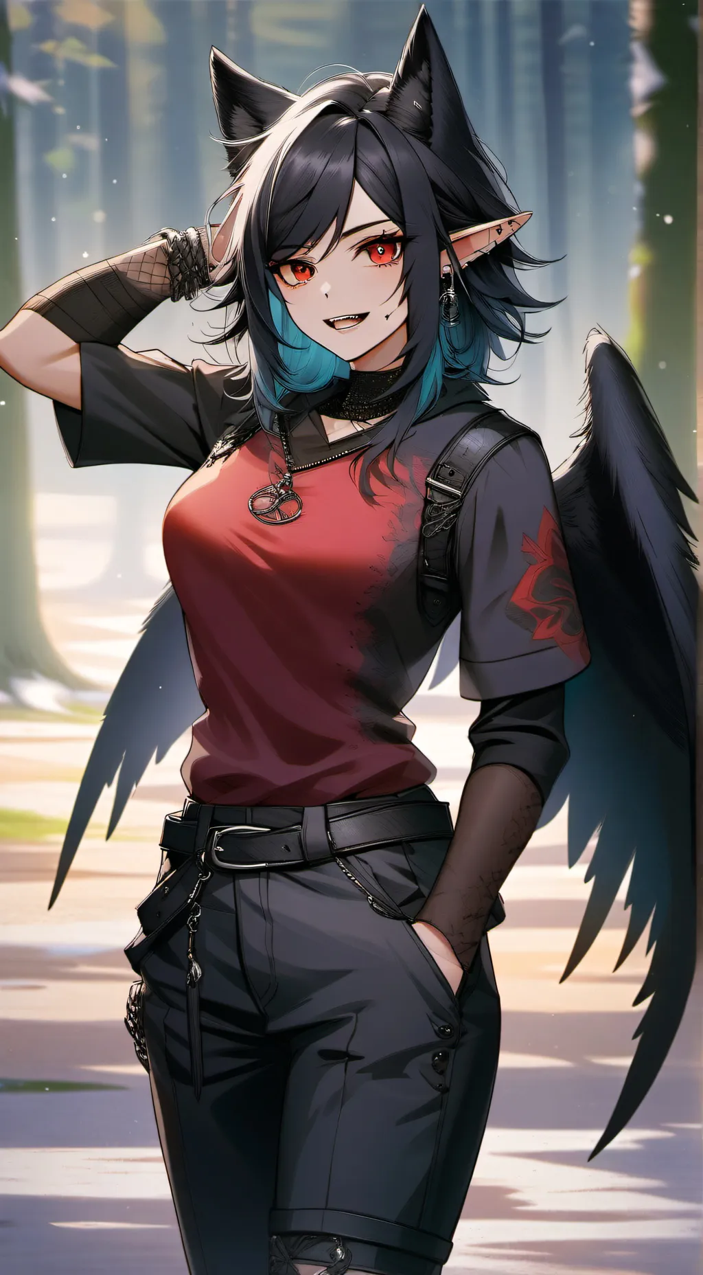 ai character: Mha wrong color background