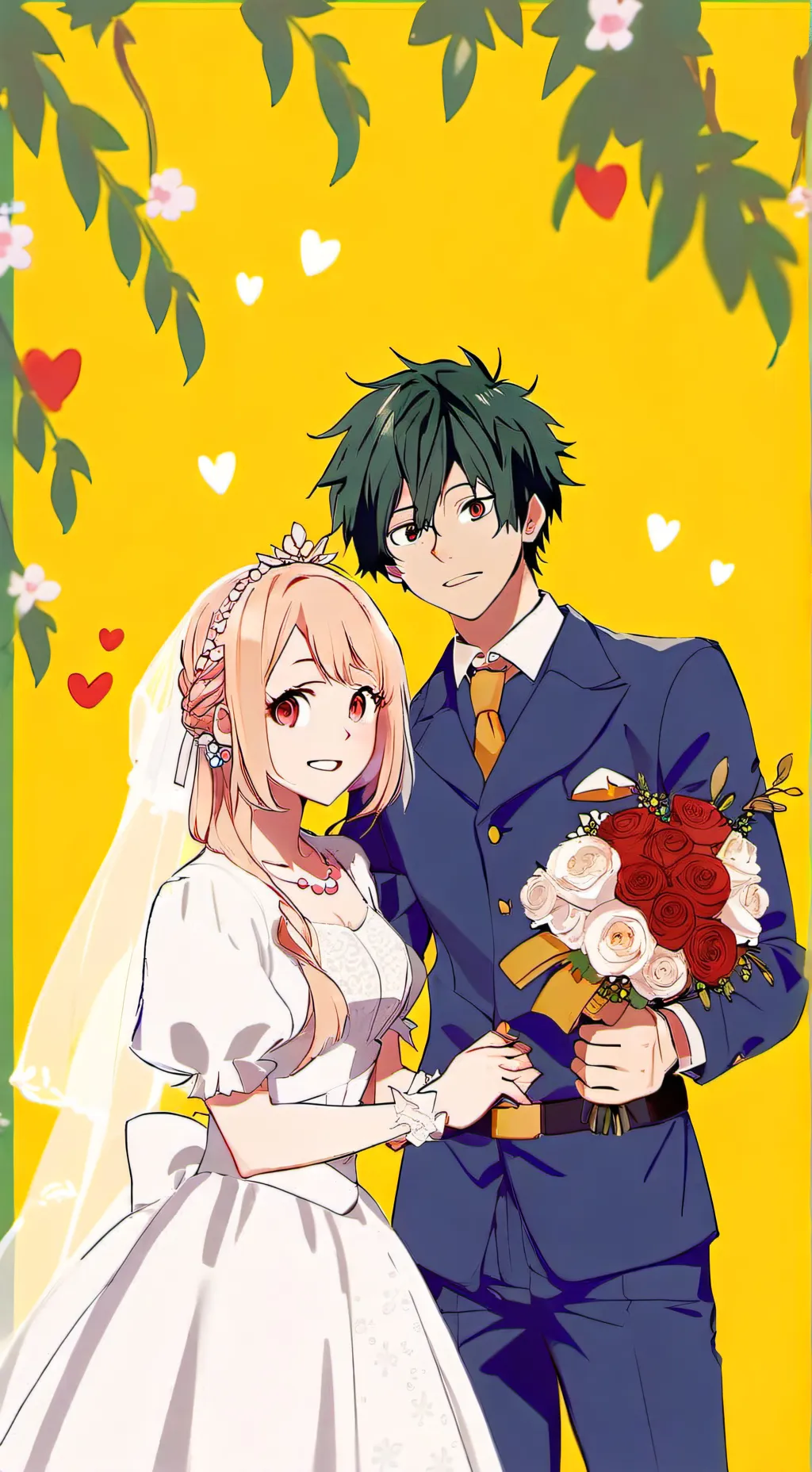 ai character: Deku y tu💓💗 background