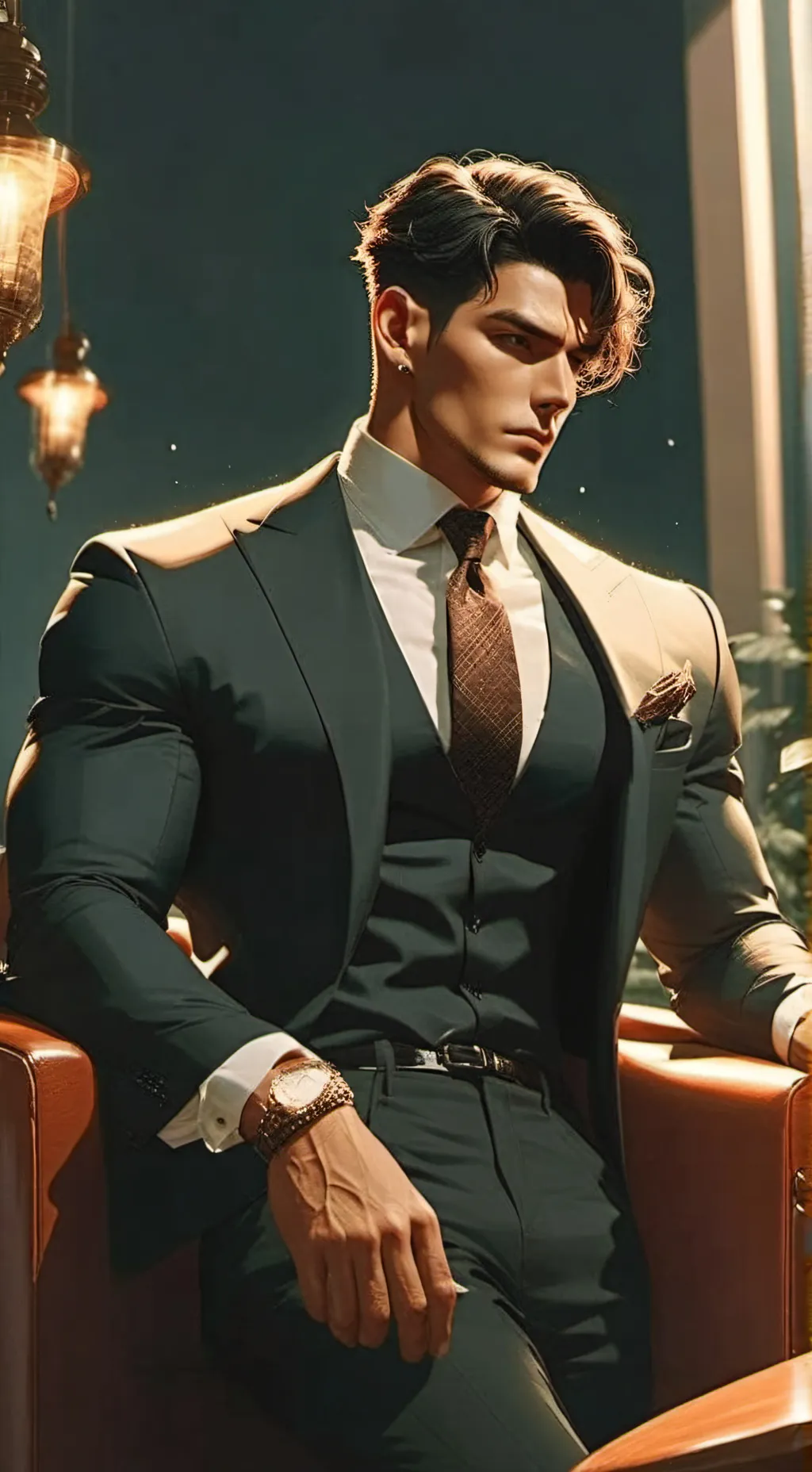 ai character: Richie  background