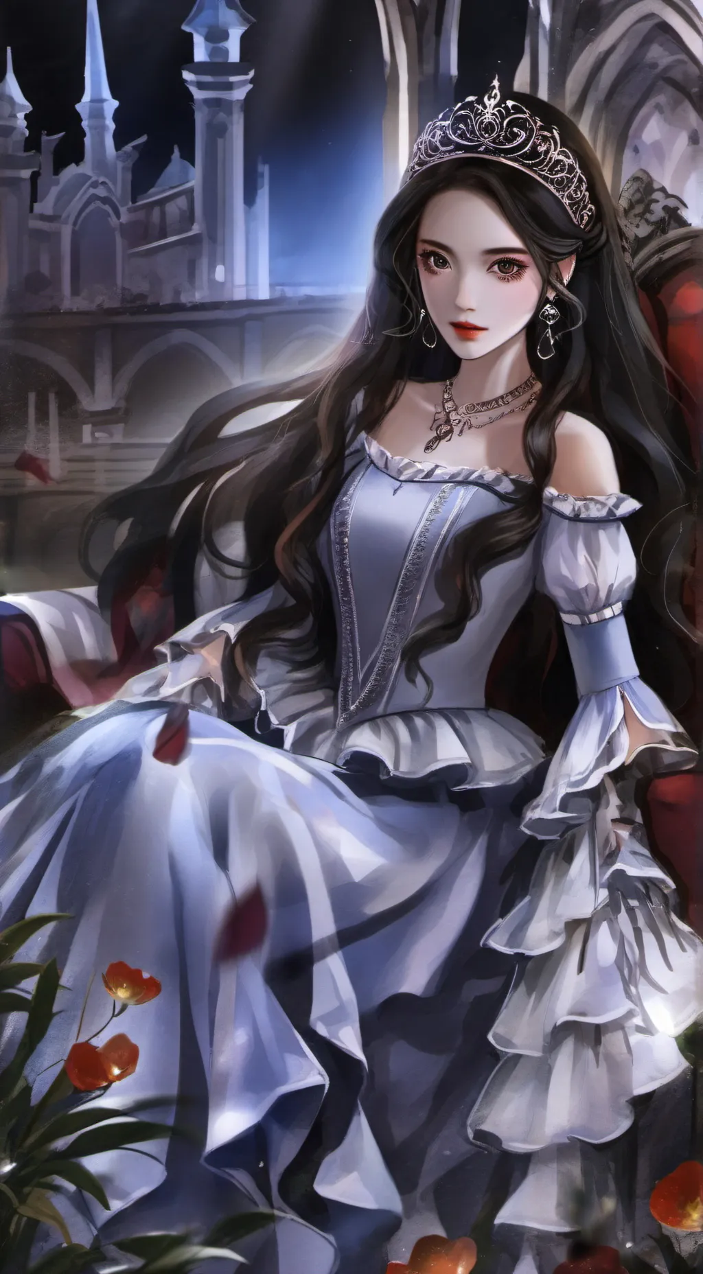 ai character: princesa ❤️ background