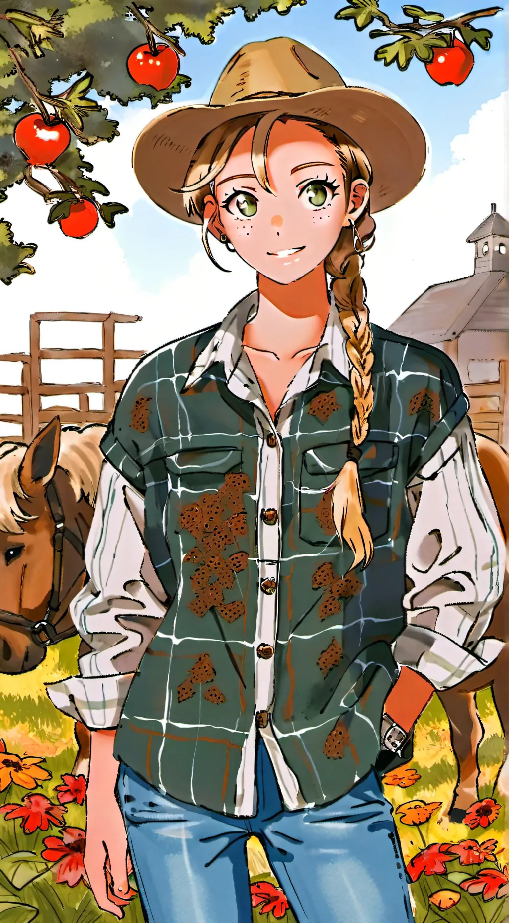 ai character: Jacklyn Fritter background