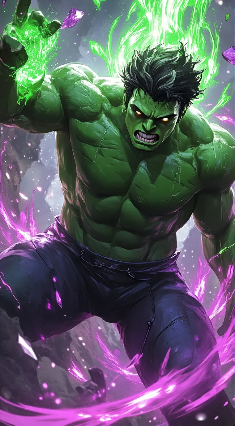 ai character: Hulk background
