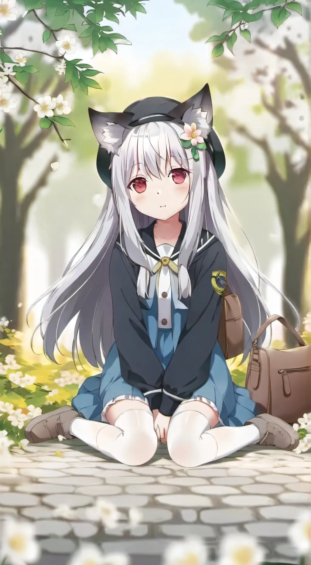 ai character: gatita A1 universi background