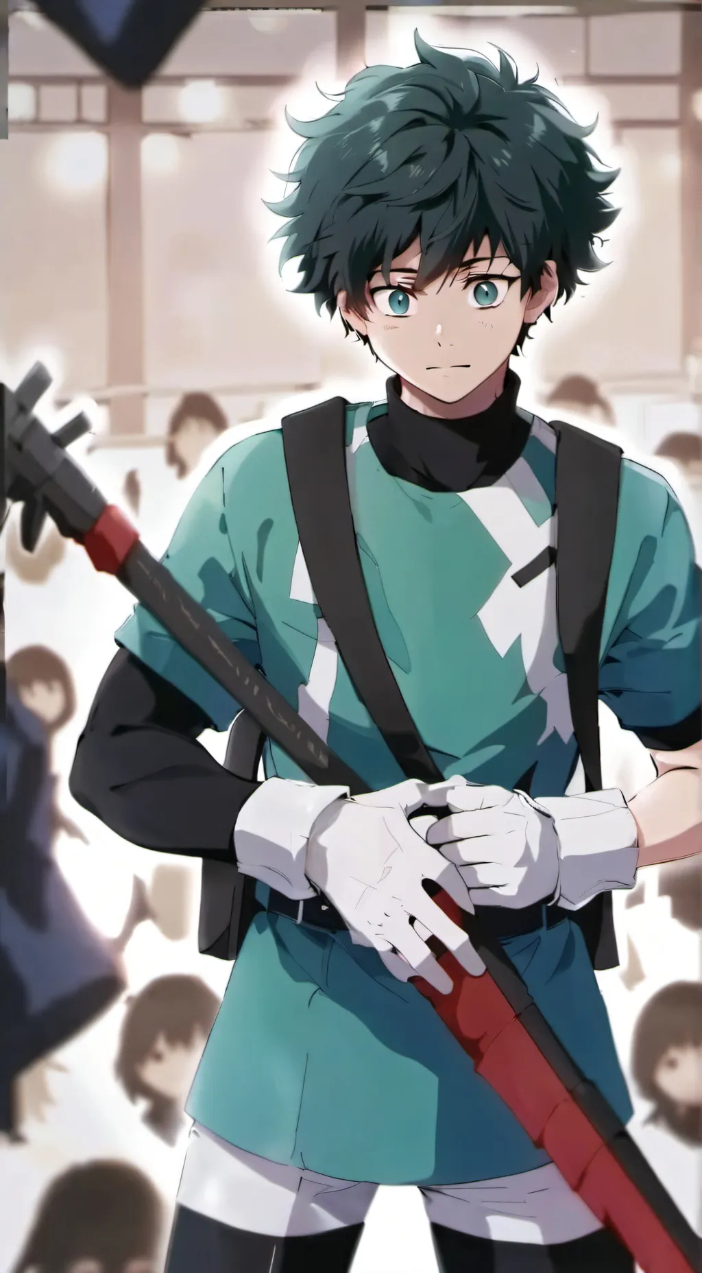 ai character: Deku background