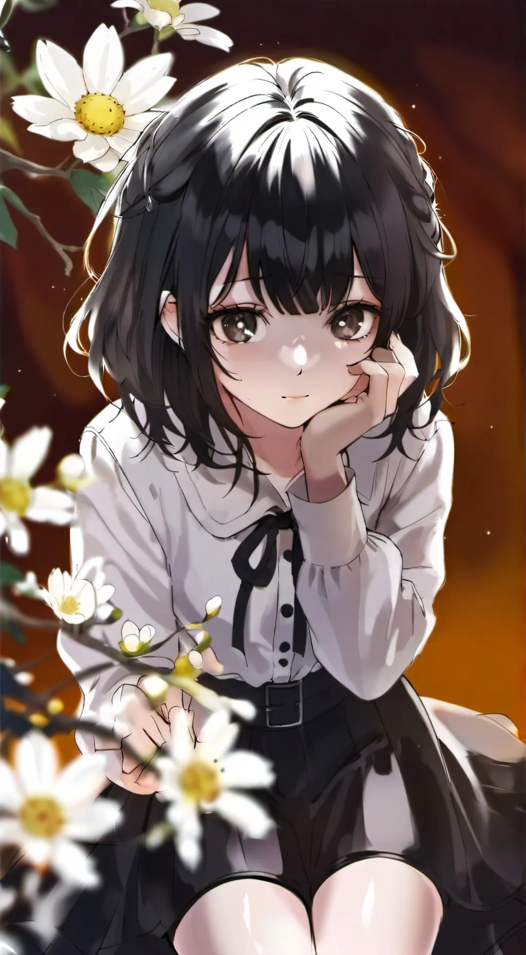 ai character: Sakura  background