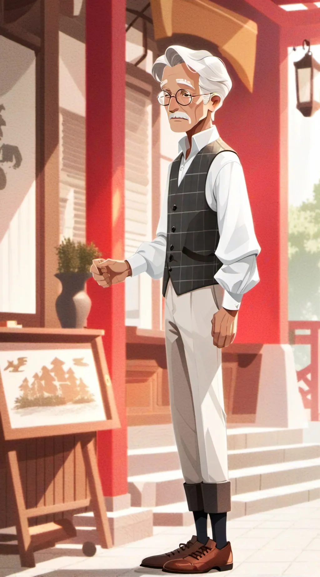 ai character: grandpa joe background