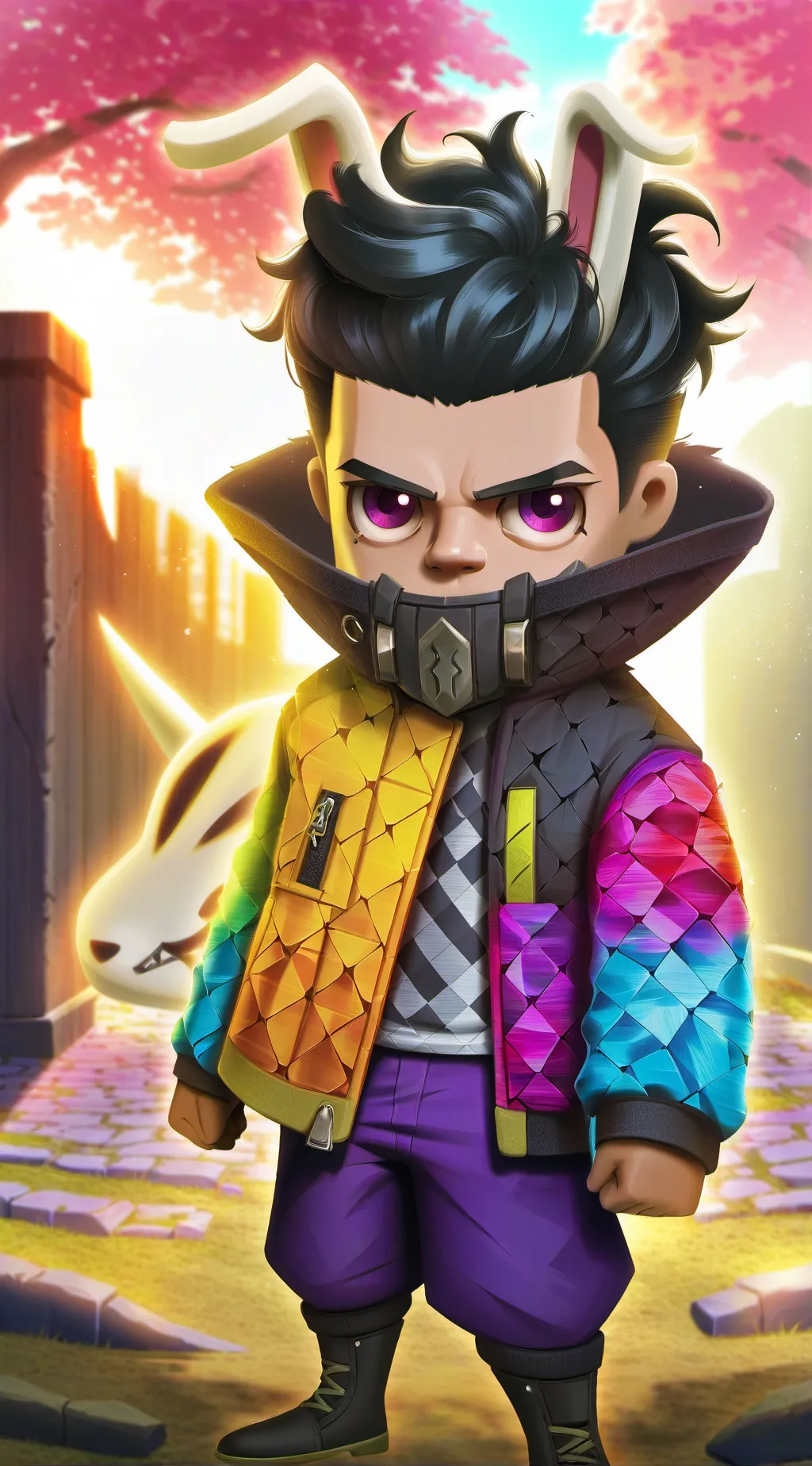 ai character: Lance  background