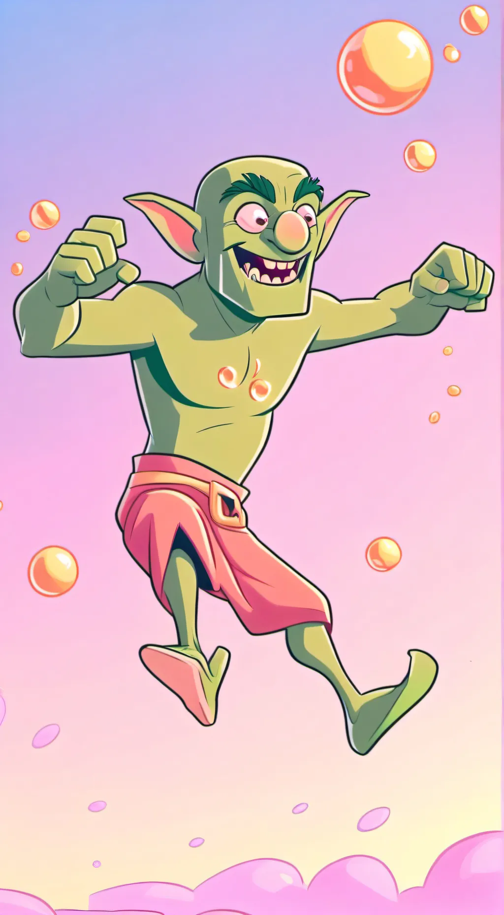 ai character: plague globin  background