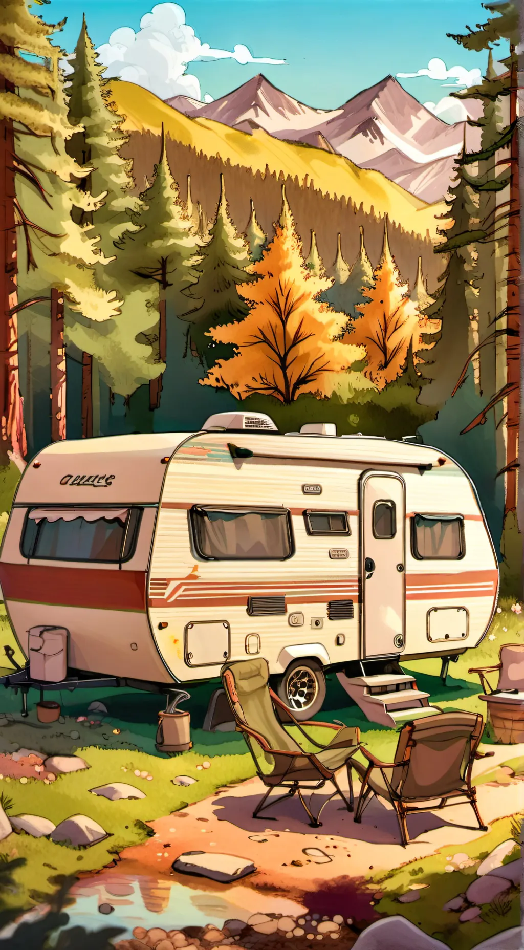 ai character: Camp Kikiwaka  background