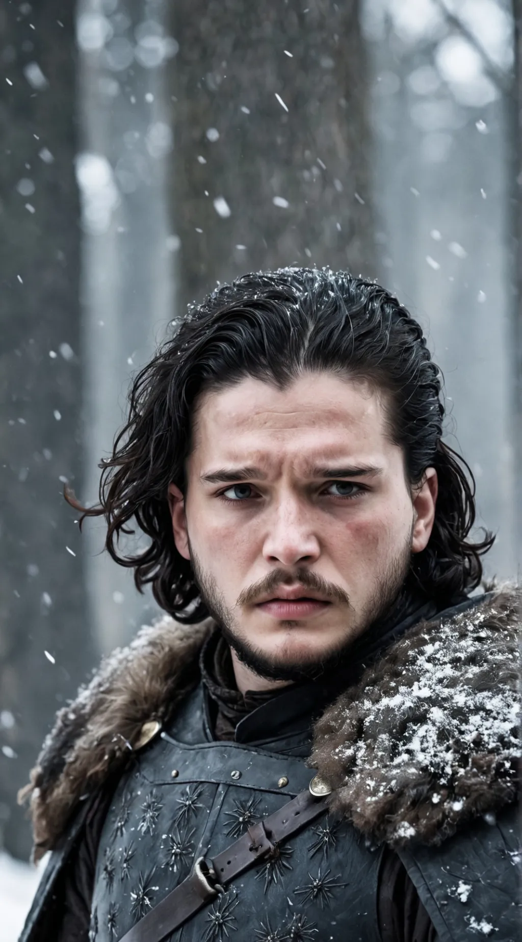 ai character: Jon Snow  background