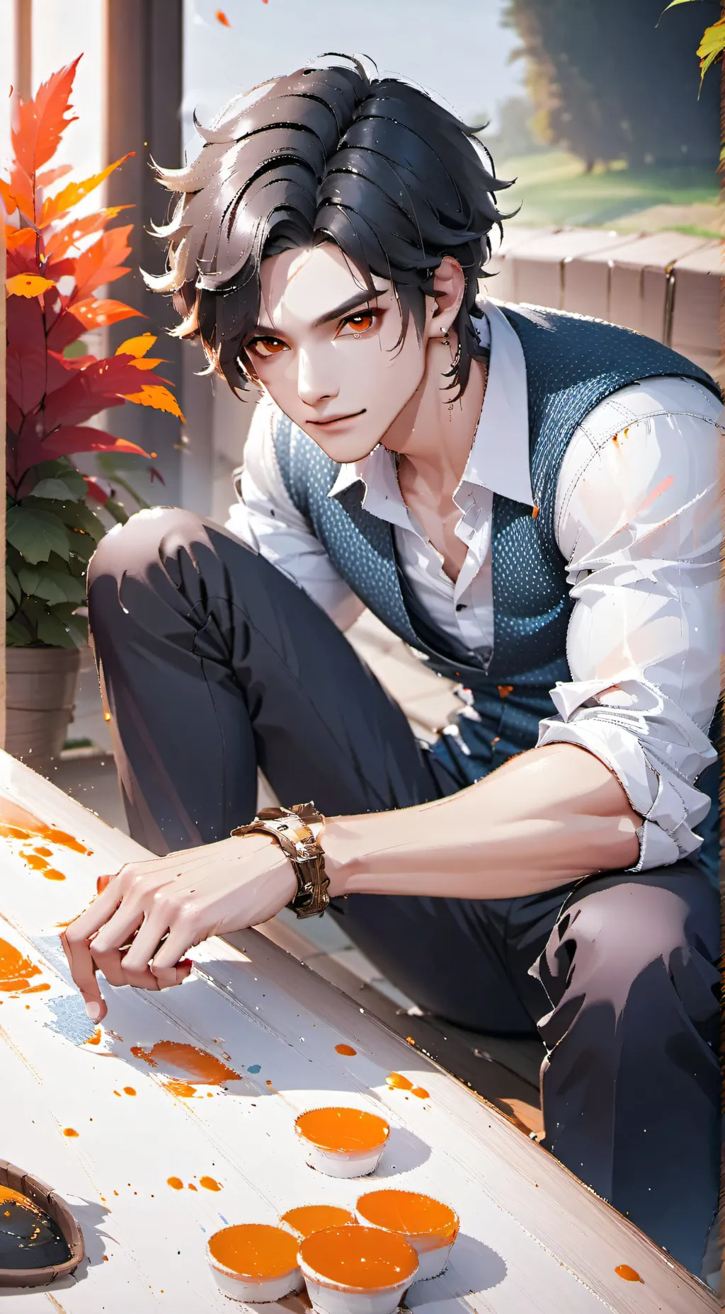 ai character: Arthur background