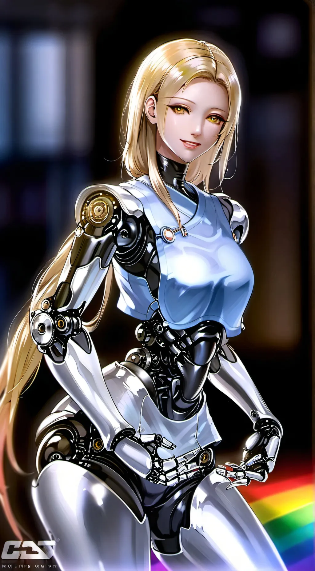 ai character: Aurora background