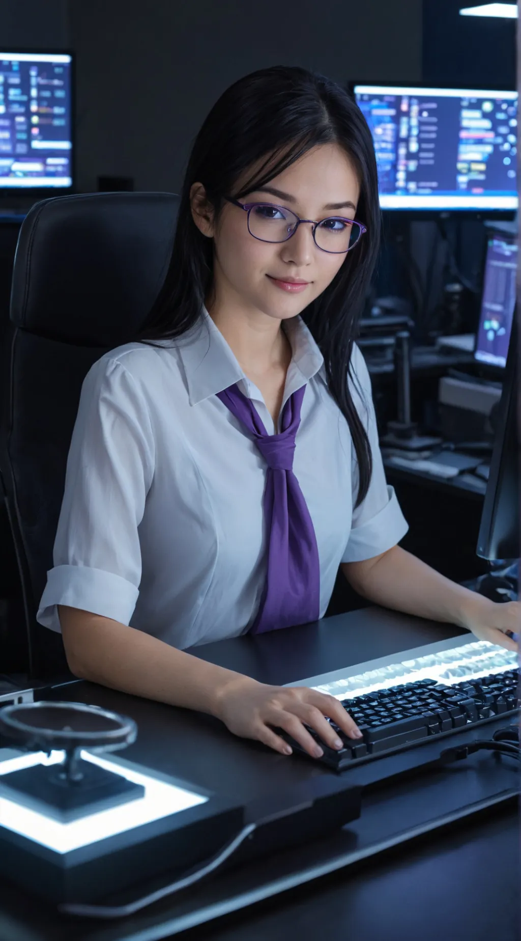 ai character: Rei background