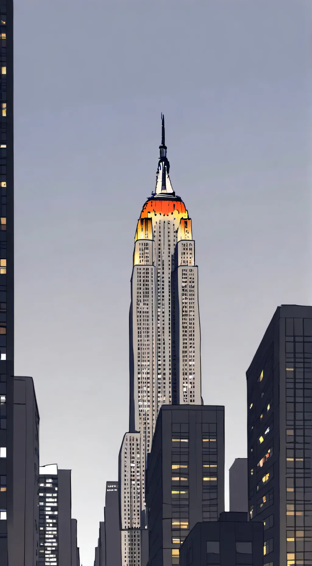 ai character: New york background