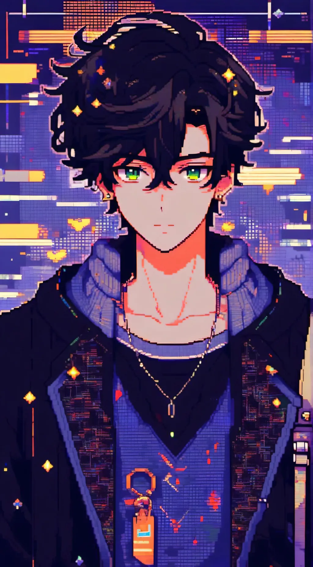 ai character: Jay Sinclair  background