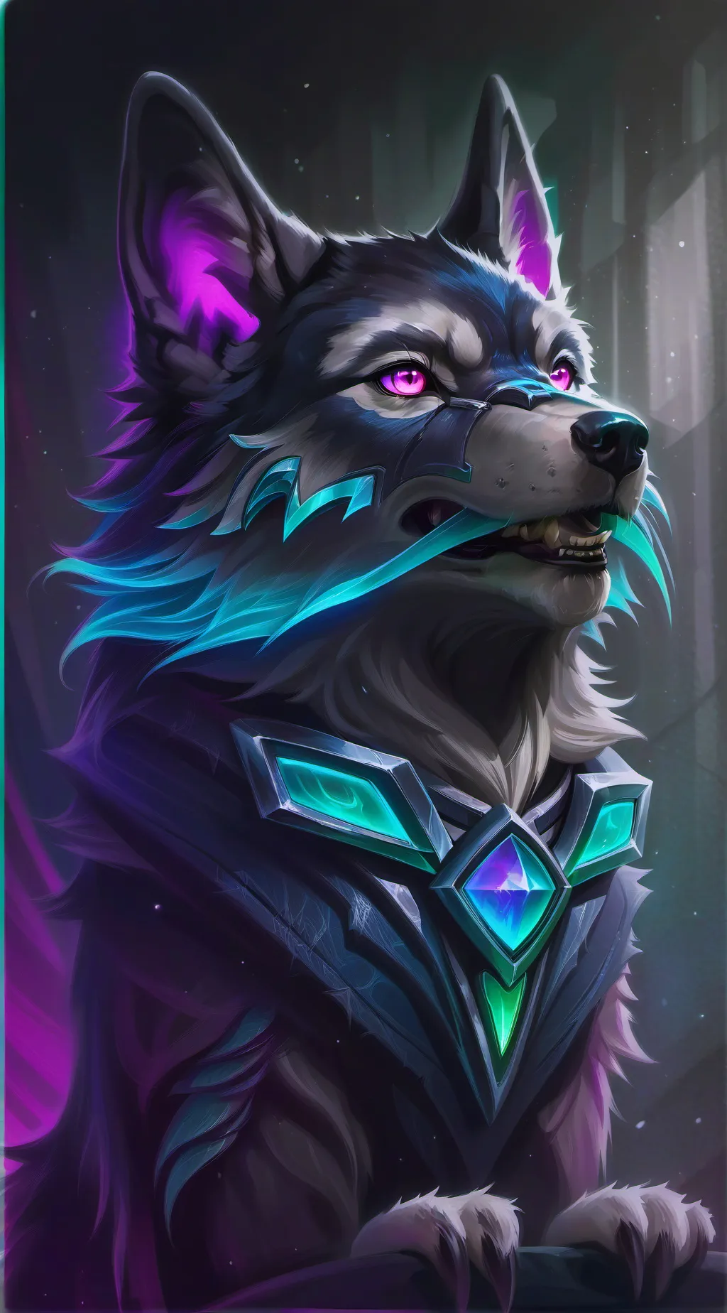 ai character: tyamonganimals background