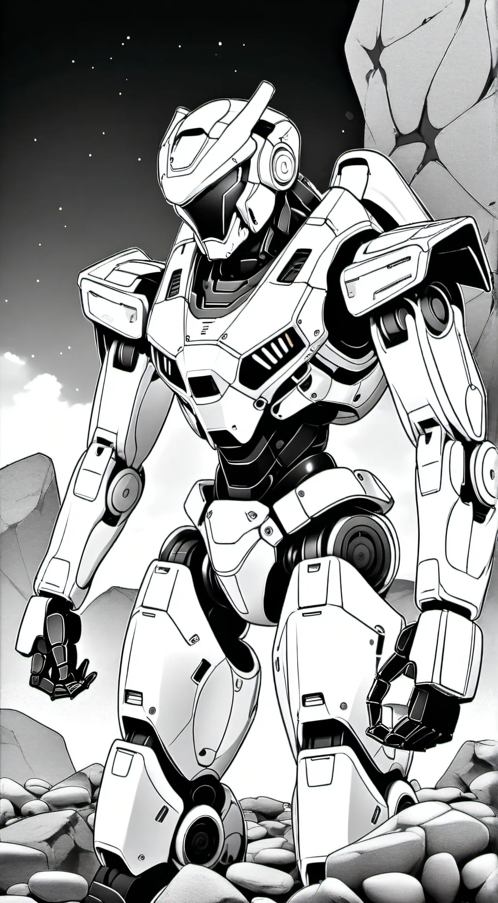 ai character: Ro-tex background