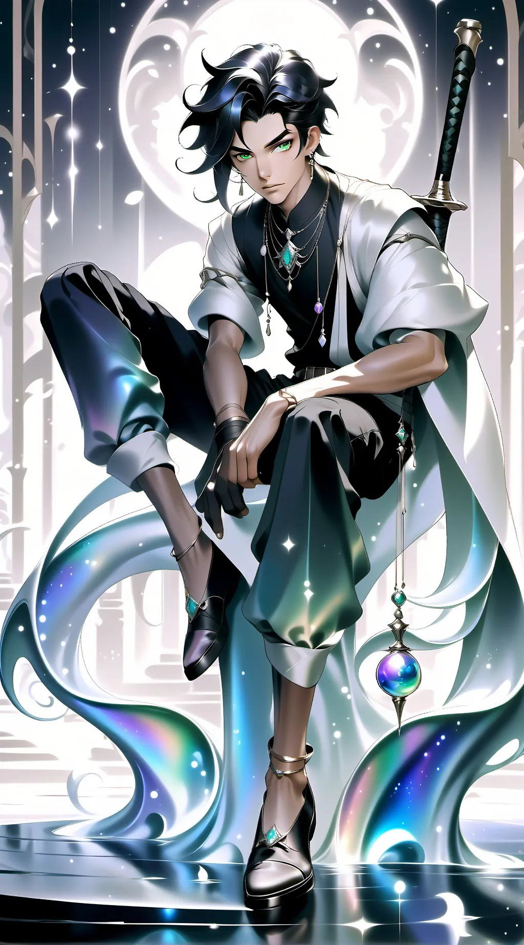 ai character: Alexandre  background