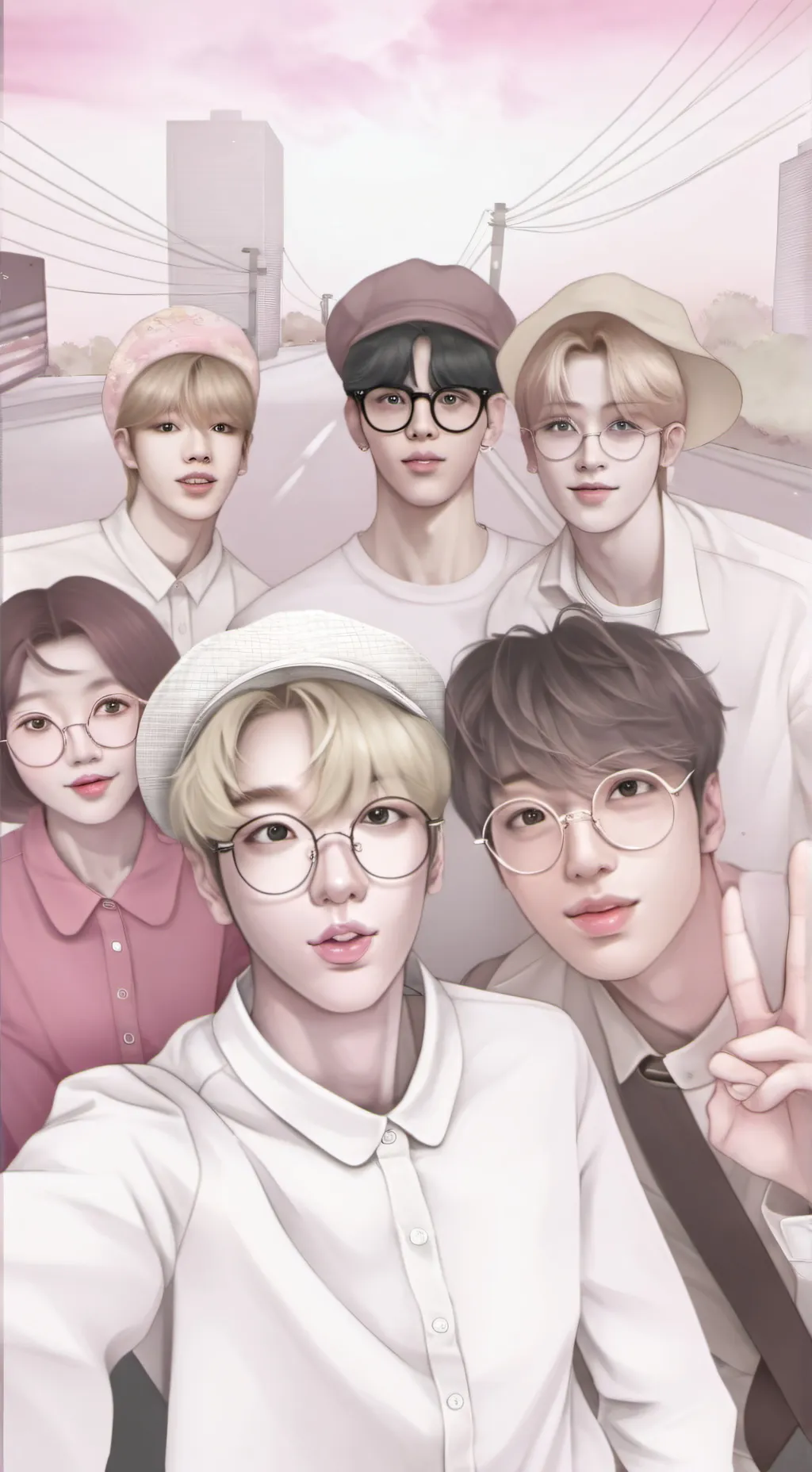 ai character: Skz background
