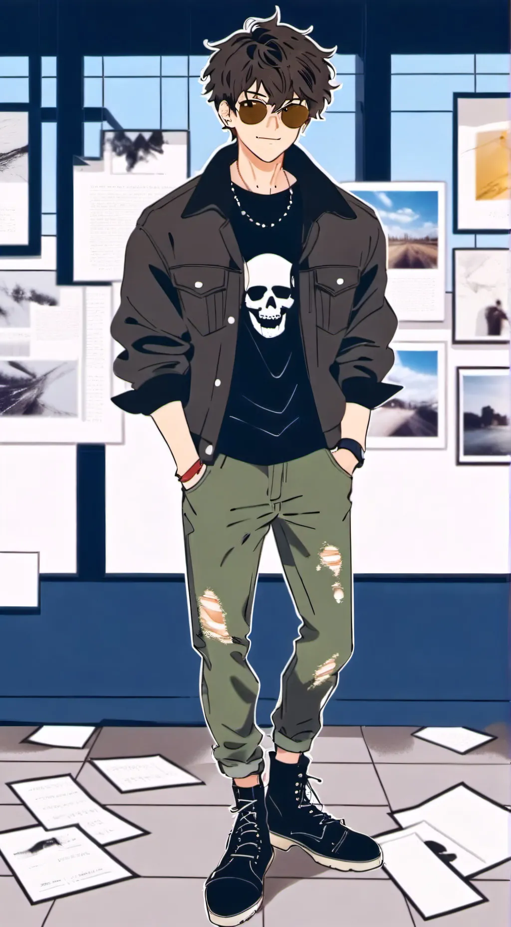 ai character: Nico Di'Angelo background