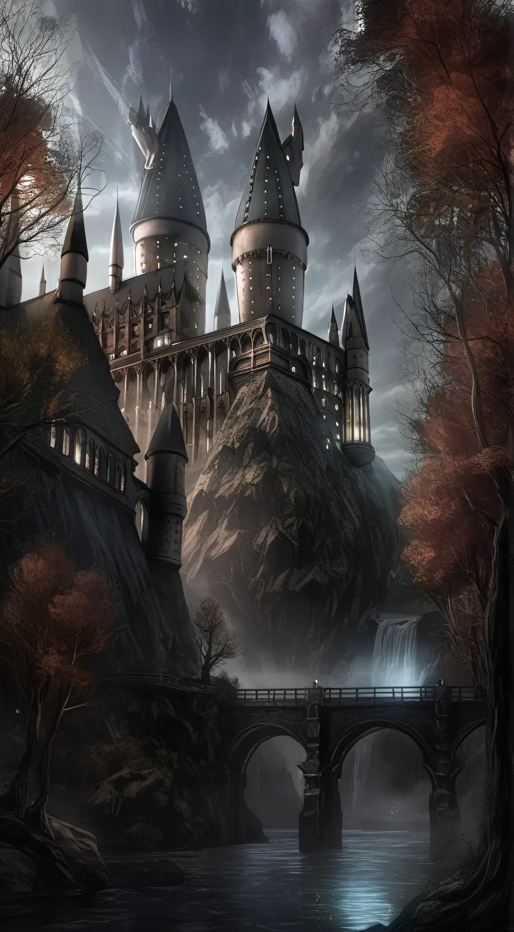 ai character: Hogwarts ￼ background