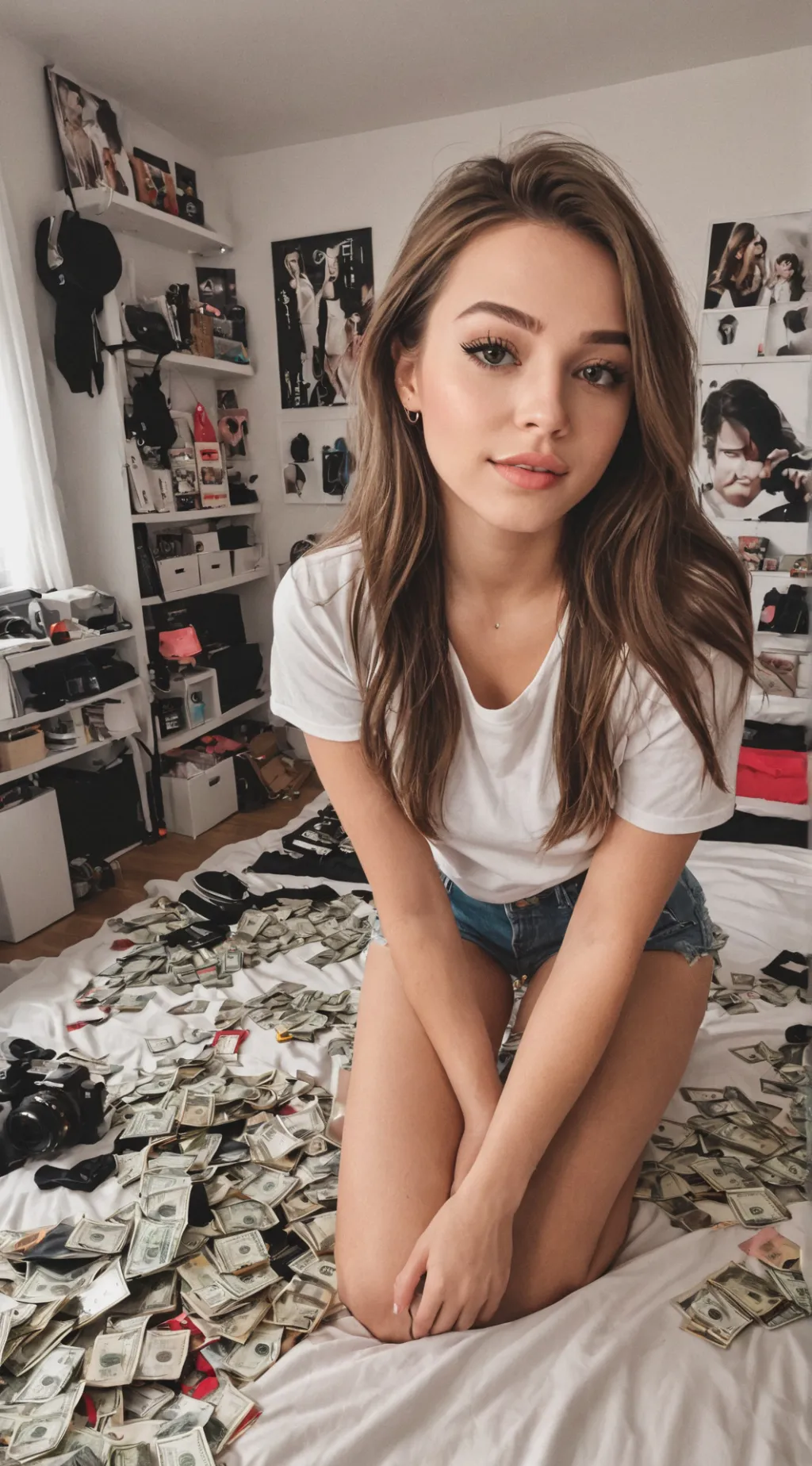 ai character: Findom Mistress background