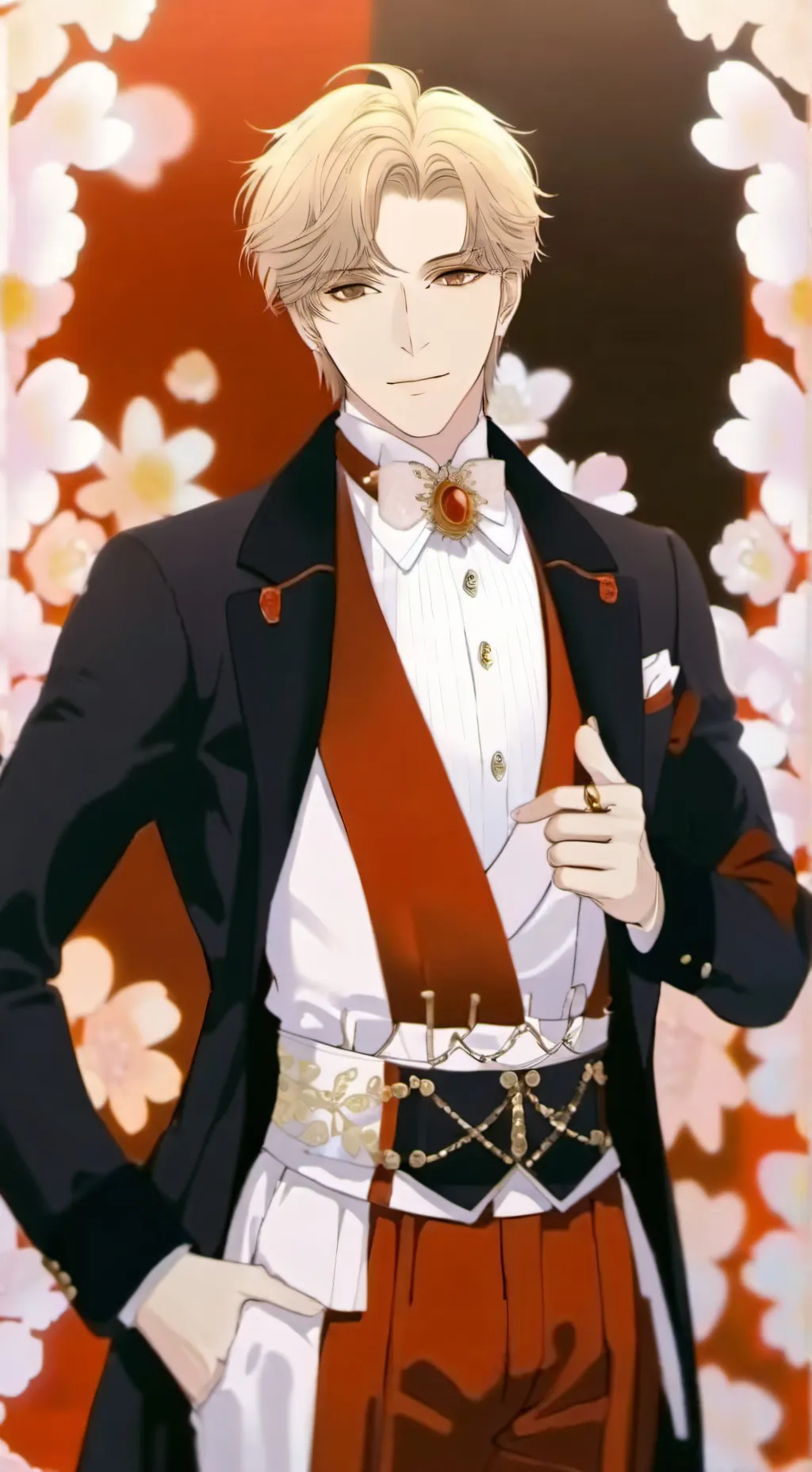 ai character: Josh🖤😶 background