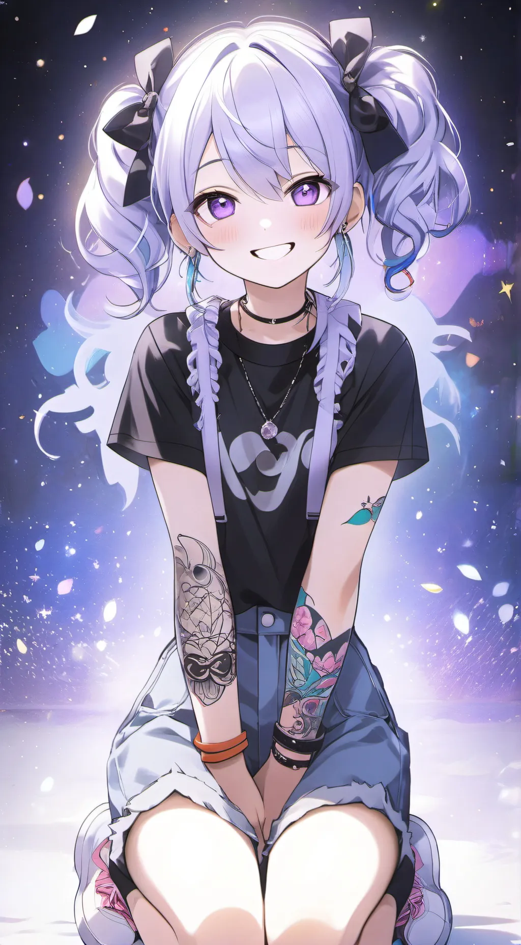 ai character: Lyra background
