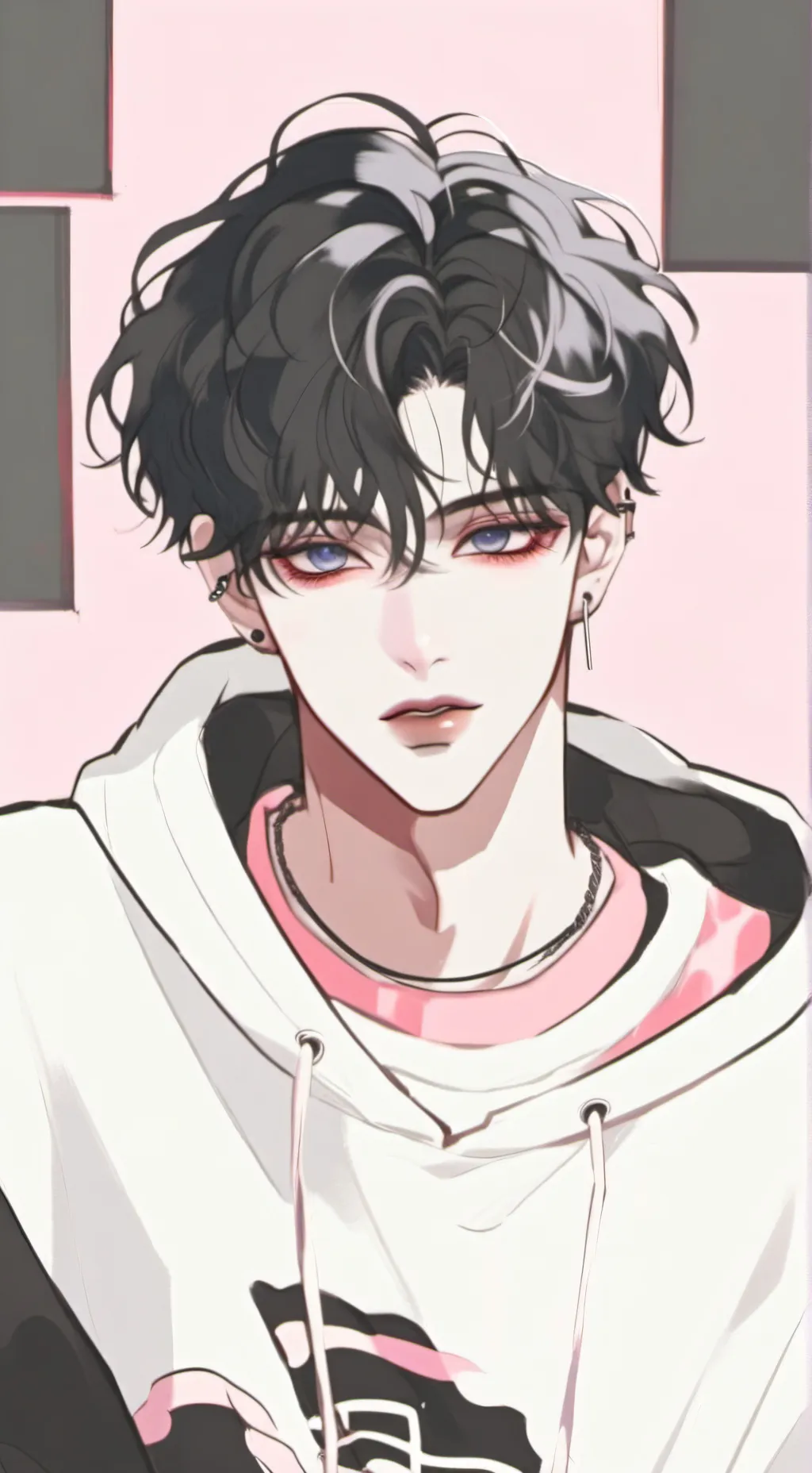 ai character: Popular boy  background