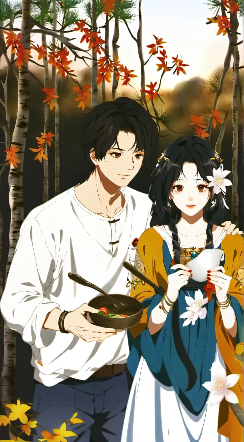 ai character: Yoriichi  background