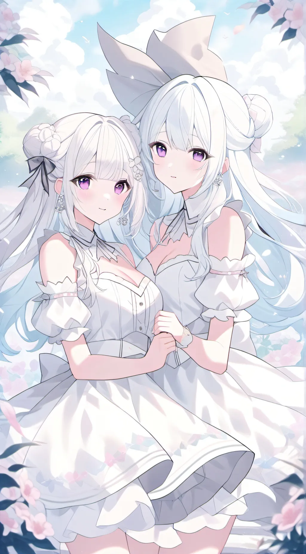 ai character: Mimi & Meme background