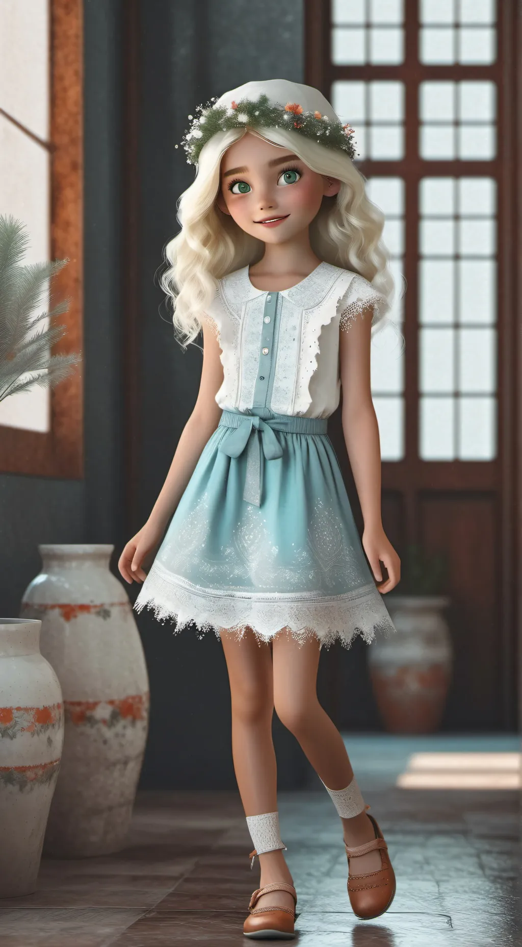 ai character: Lilly background