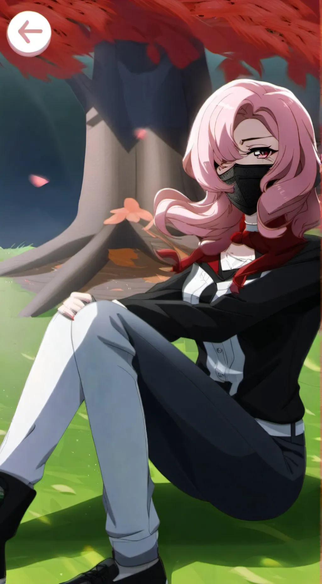 ai character: Mia  background